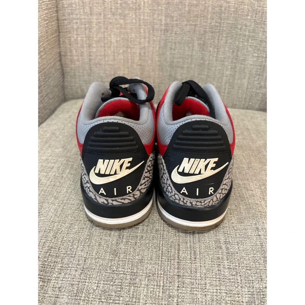 Jordan 3 Retro SE Red Cement Fire Red Elephant Print Mens CK5692-600 Size 12